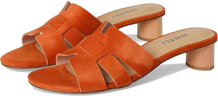 Vaneli Heidi Women's Sandals Orange Suede : 11 M (B)