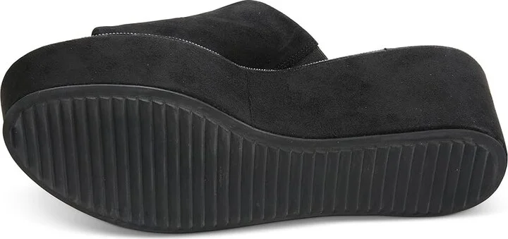 Vaneli Hero Women's Sandals Black Suede : 9.5 M (B), Textile - Image 2
