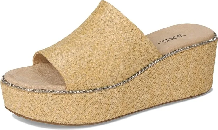 Vaneli Hero Women's Sandals Natural Raffia : 7.5 M (B), Textile - Image 5