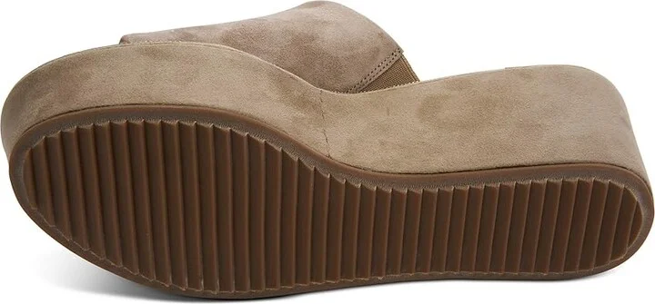 Vaneli Hero Women's Sandals Truffle Suede : 9 N (AA), Textile - Image 2