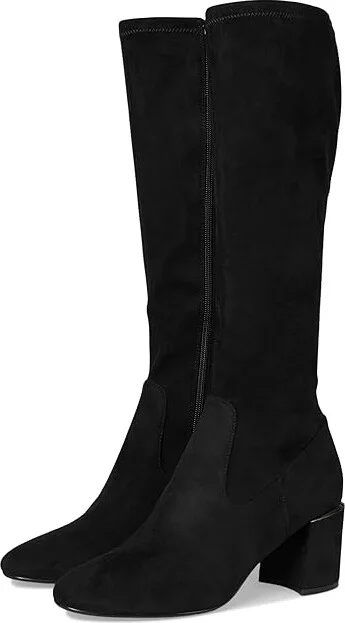 Black Punto Stretch Suede