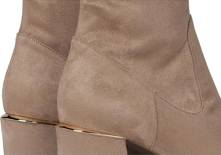 Vaneli Ilona Women's Boots Taupe Punto Stretch Suede : 5 M (B), Leather/Suede - Image 7