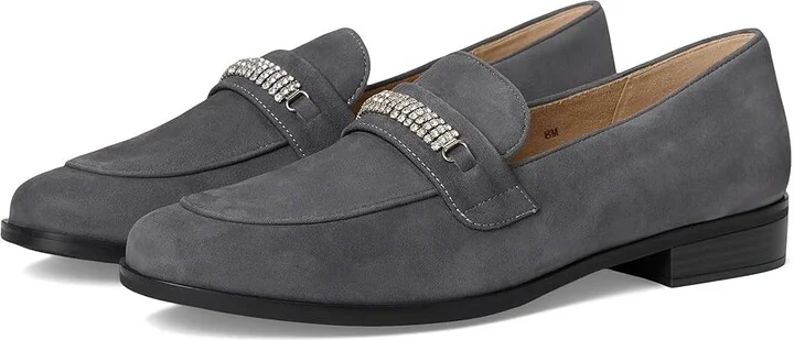 Vaneli Kiara Women's Flat Shoes Grey Suede : 6 M (B)