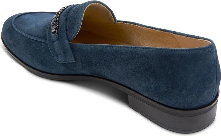 Vaneli Kiara Women's Flat Shoes Navy Suede : 7.5 W (D) - Image 3