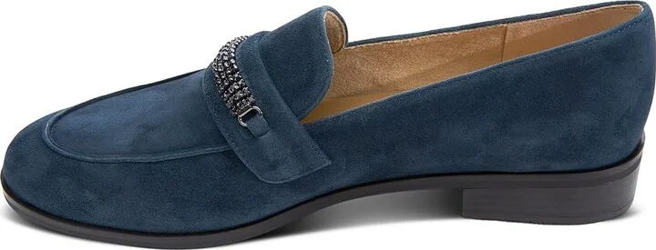 Vaneli Kiara Women's Flat Shoes Navy Suede : 7.5 W (D) - Image 5