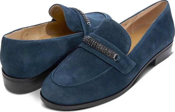 Navy Suede