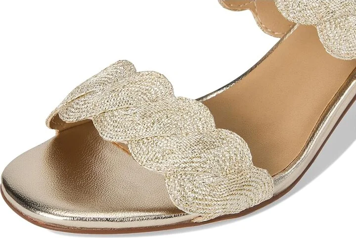 Vaneli Lettie Women's Sandals Beige/Platino Weave : 10 M (B), Leather/Rubber - Image 7