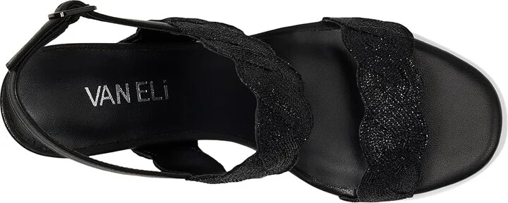 Vaneli Lettie Women's Sandals Black Onda/Black Nappa : 8.5 M (B), Leather/Rubber - Image 2