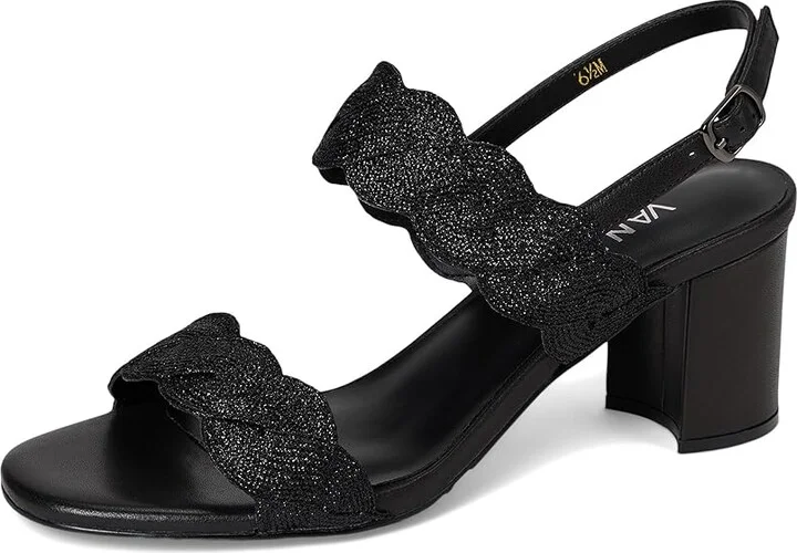 Vaneli Lettie Women's Sandals Black Onda/Black Nappa : 8.5 M (B), Leather/Rubber - Image 5