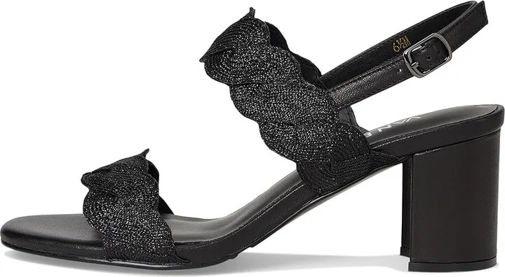 Vaneli Lettie Women's Sandals Black Onda/Black Nappa : 8.5 M (B), Leather/Rubber - Image 6