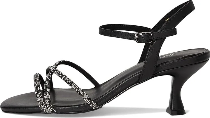 Vaneli Linzy Women's Sandals Black Nappa : 5.5 M (B), Leather/Rubber - Image 6