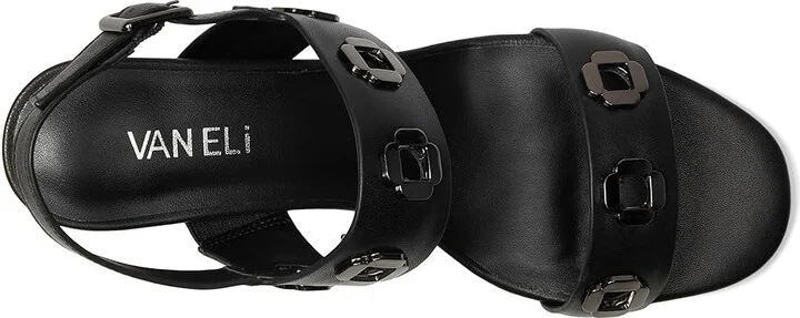 Vaneli Livana Women's Sandals Black Nappa : 12 M (B), Leather - Image 2