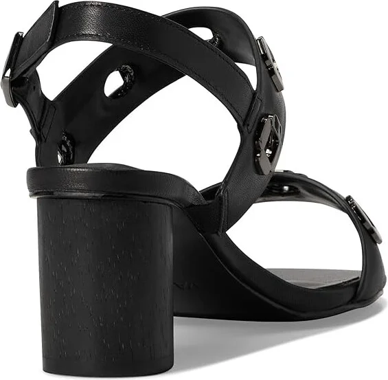 Vaneli Livana Women's Sandals Black Nappa : 12 M (B), Leather - Image 4