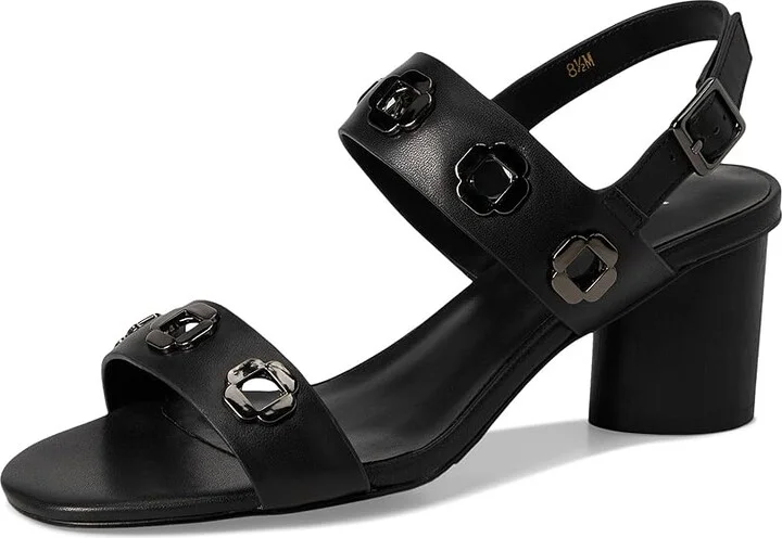 Vaneli Livana Women's Sandals Black Nappa : 12 M (B), Leather - Image 5