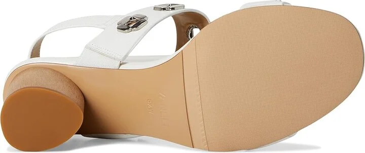 Vaneli Livana Women's Sandals White Nappa : 7 N (AA), Leather - Image 3