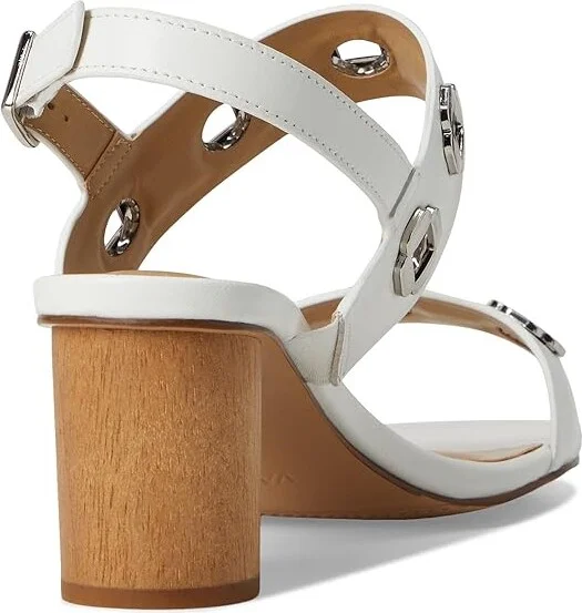 Vaneli Livana Women's Sandals White Nappa : 7 N (AA), Leather - Image 4