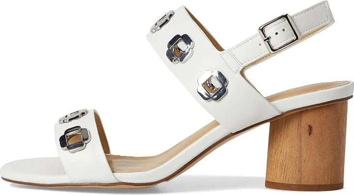 Vaneli Livana Women's Sandals White Nappa : 7 N (AA), Leather - Image 6