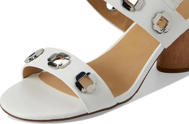 Vaneli Livana Women's Sandals White Nappa : 7 N (AA), Leather - Image 7