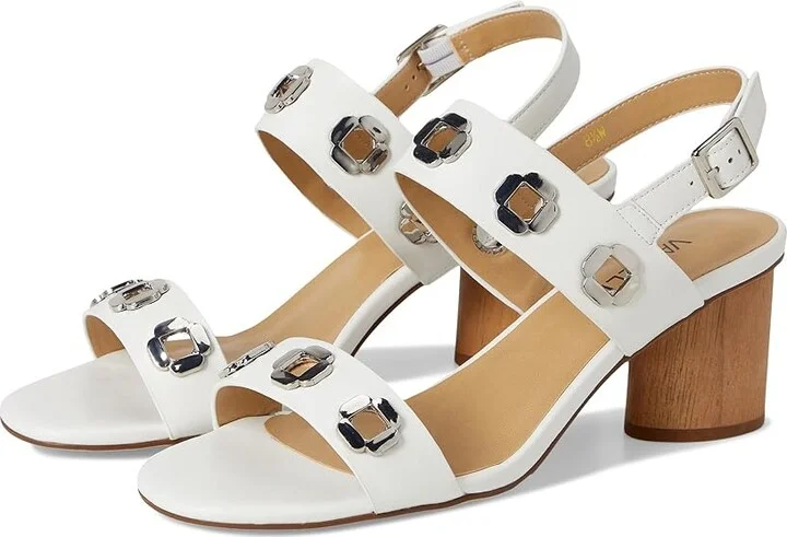 Vaneli Livana Women's Sandals White Nappa : 7 N (AA), Leather