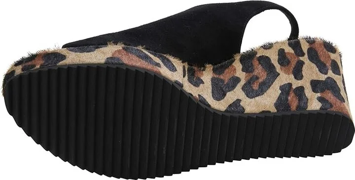 Vaneli Liza Women's Sandals Black Suede/Camel Jag Hc : 7.5 M (B), Leather/Suede - Image 2