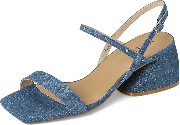 Vaneli Maela Women's Sling Back Shoes Jeans Lino Print : 7 W (D) - Image 5