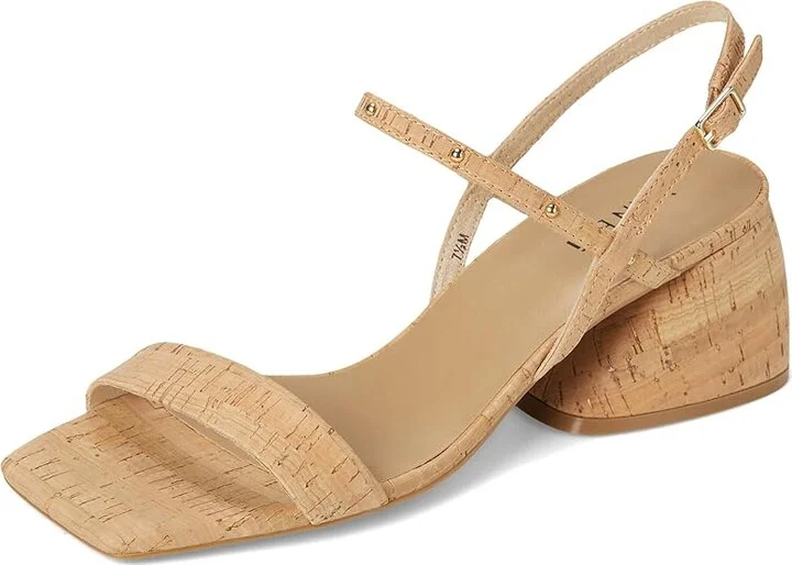 Vaneli Maela Women's Sling Back Shoes Natural Cork : 8.5 W (D) - Image 5