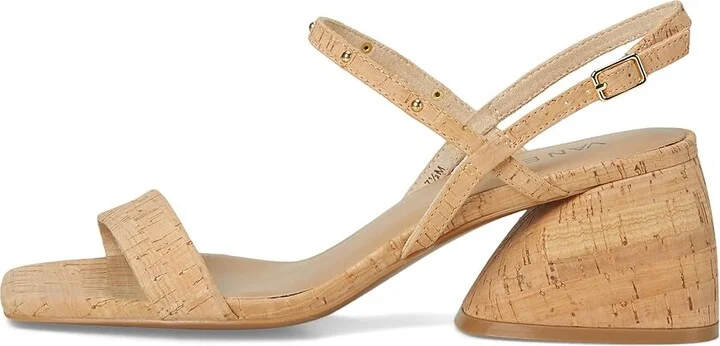 Vaneli Maela Women's Sling Back Shoes Natural Cork : 8.5 W (D) - Image 6