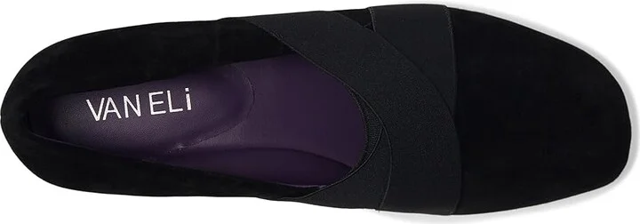 Vaneli Maiya Women's Flat Shoes Black Suede : 11 W (D) - Image 2
