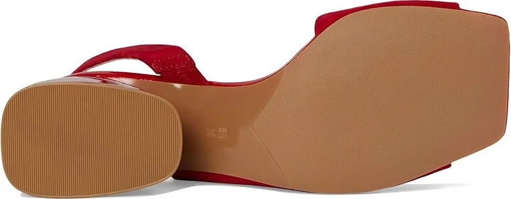 Vaneli Molke Women's Dress Sandals Red Suede/Patent : 9.5 M (B) - Image 3