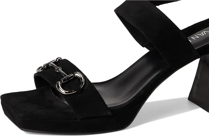 Vaneli Morena Women's Sandals Black Suede : 7.5 M (B) - Image 7