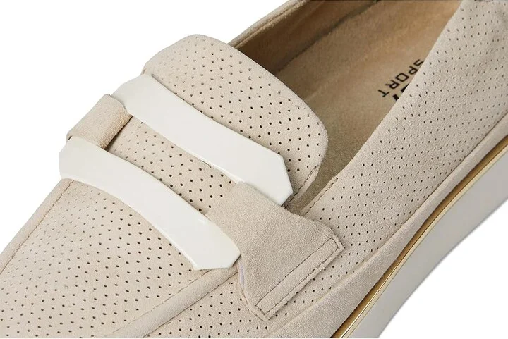 Vaneli Qira Women's Shoes Nude Suede/White Naplak : 5.5 M (B), Leather/Rubber - Image 7