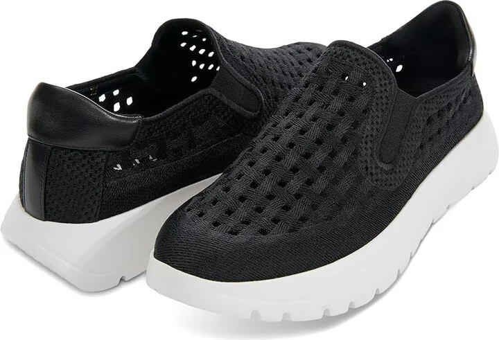 Vaneli Quay Women's Shoes Black Okko Fabric/Black Nappa : 7.5 M (B), Leather/Rubber