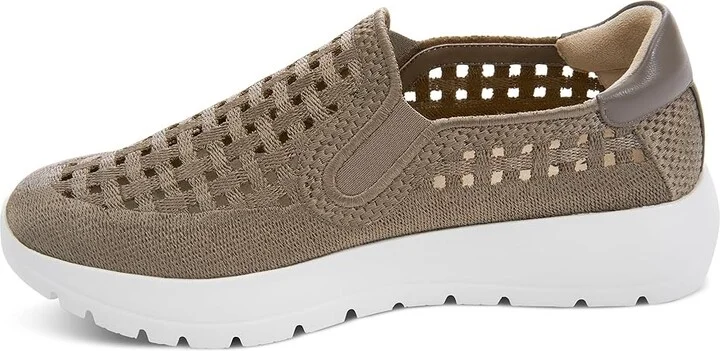 Vaneli Quay Women's Shoes Taupe Okko Fabric/Taupe Nappa : 6.5 M (B), Leather/Rubber - Image 5