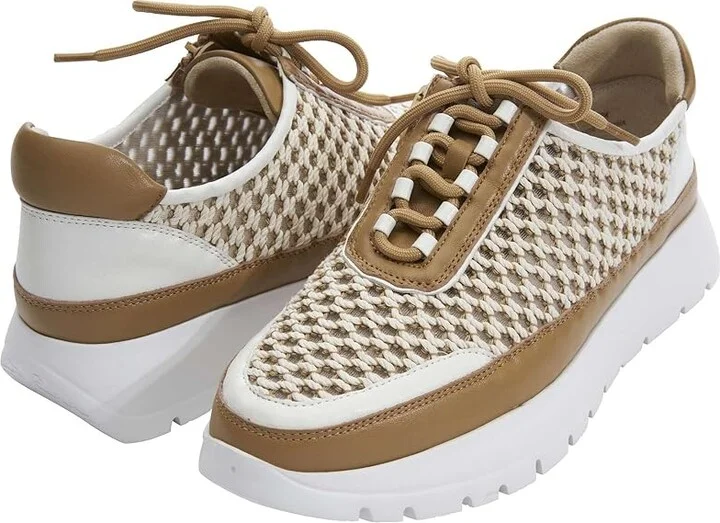Vaneli Qubi Women's Shoes Beige Itess Fabric : 5.5 M (B), Leather/Rubber/Textile