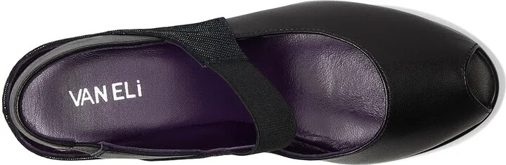 Vaneli Rayce Women's Slip-on Dress Shoes Black Nappa/Miniliz : 8.5 M (B), Leather/Suede - Image 2