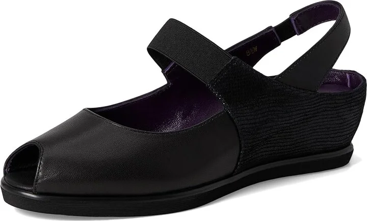 Vaneli Rayce Women's Slip-on Dress Shoes Black Nappa/Miniliz : 8.5 M (B), Leather/Suede - Image 5