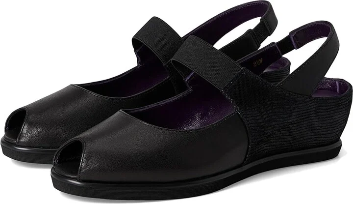 Vaneli Rayce Women's Slip-on Dress Shoes Black Nappa/Miniliz : 8.5 M (B), Leather/Suede