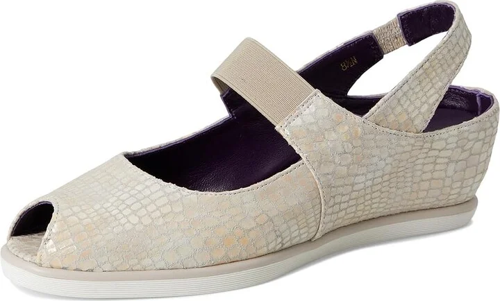 Vaneli Rayce Women's Slip-on Dress Shoes Champagne Boro Print : 8.5 M (B), Leather/Suede - Image 5
