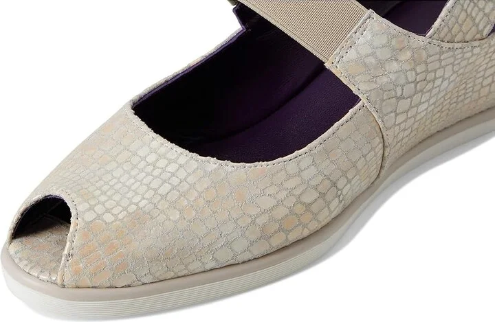 Vaneli Rayce Women's Slip-on Dress Shoes Champagne Boro Print : 8.5 M (B), Leather/Suede - Image 7