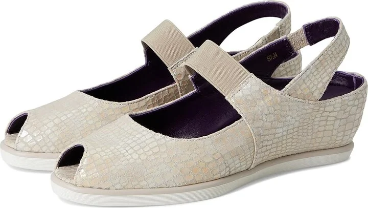 Vaneli Rayce Women's Slip-on Dress Shoes Champagne Boro Print : 8.5 M (B), Leather/Suede