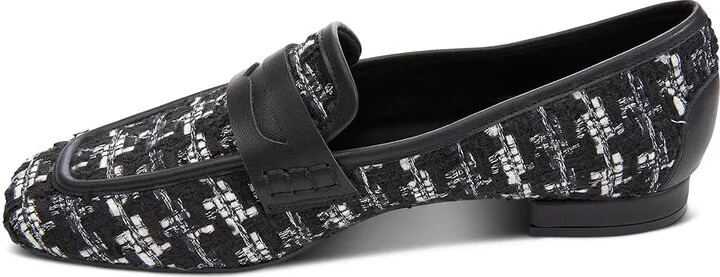 Vaneli Senya Women's Flat Shoes Black/White Sweet Wind Fabric : 9 N (AA), Textile - Image 5