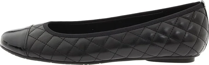 Vaneli Serene Women's Flat Shoes Black Nappa/Black Patent : 7 N (AA), Leather/Patent Leather - Image 6