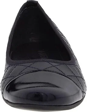 Vaneli Serene Women's Flat Shoes Navy Nappa/Navy Smack Patent : 8 N (AA), Leather/Nappa/Patent Leather - Image 6