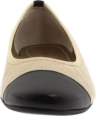 Vaneli Serene Women's Flat Shoes Pudding Nappa/Black Nappa : 7 N (AA), Leather/Nappa/Patent Leather - Image 5