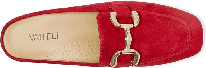 Vaneli Shaine Women's Dress Flat Shoes Red Suede : 11 M (B), Leather/Nappa/Suede - Image 2