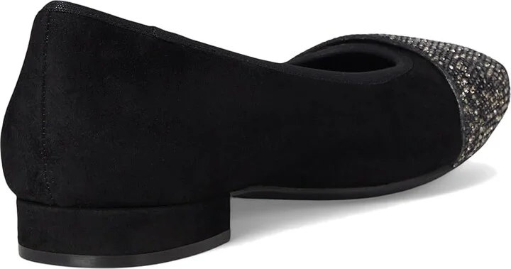 Vaneli Shezan Women's Flat Shoes Black Suede : 9.5 M (B), Leather/Rubber/Suede - Image 4