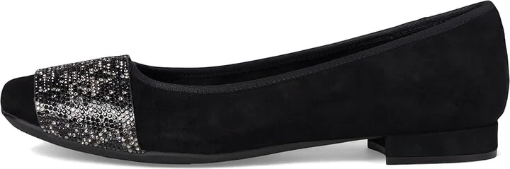 Vaneli Shezan Women's Flat Shoes Black Suede : 9.5 M (B), Leather/Rubber/Suede - Image 6