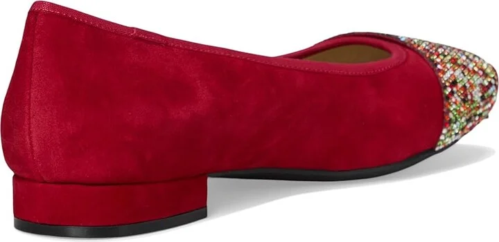 Vaneli Shezan Women's Flat Shoes Red Suede : 11 M (B), Leather/Rubber/Suede - Image 4