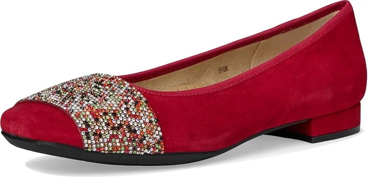 Vaneli Shezan Women's Flat Shoes Red Suede : 11 M (B), Leather/Rubber/Suede - Image 5