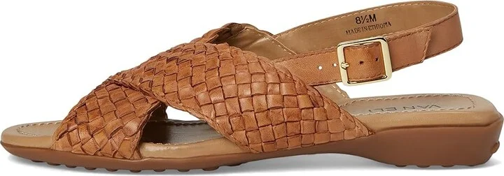 Vaneli Tagus Women's Sandals Camel Burnished Woven : 6.5 M (B), Leather - Image 6